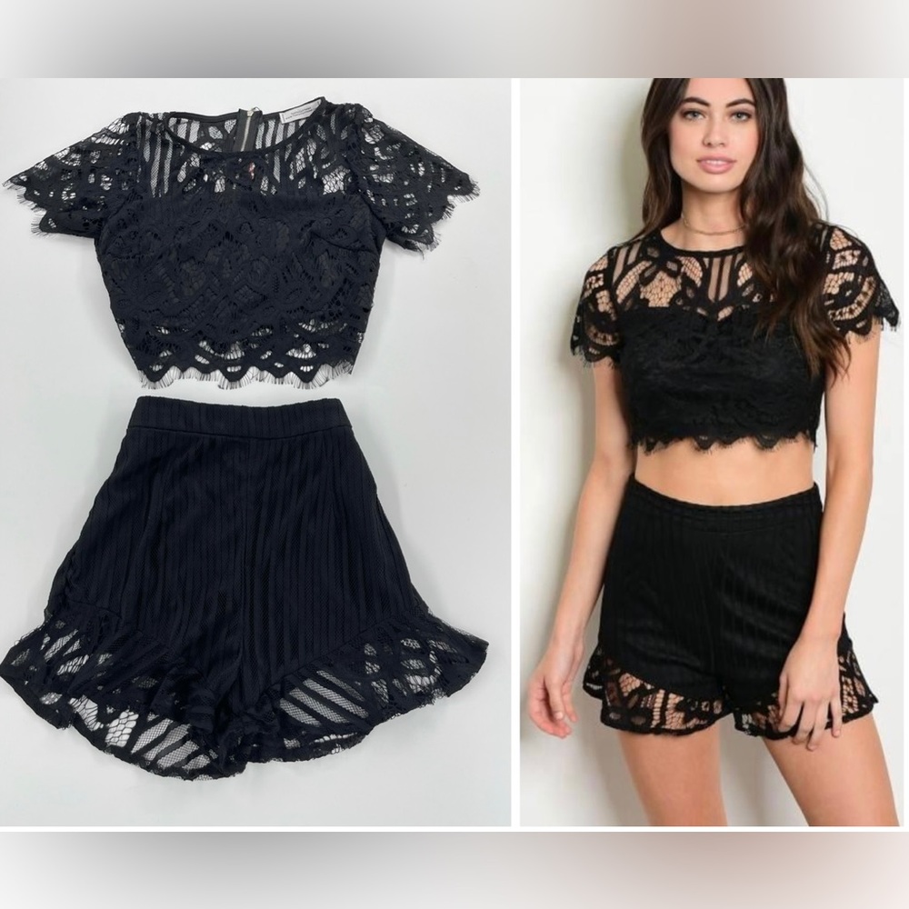 Cute Top & Shorts Set! Limited stocks! Hurry! (S,M,L)